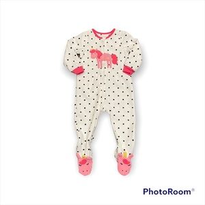 Absorba unicorn footie PJ